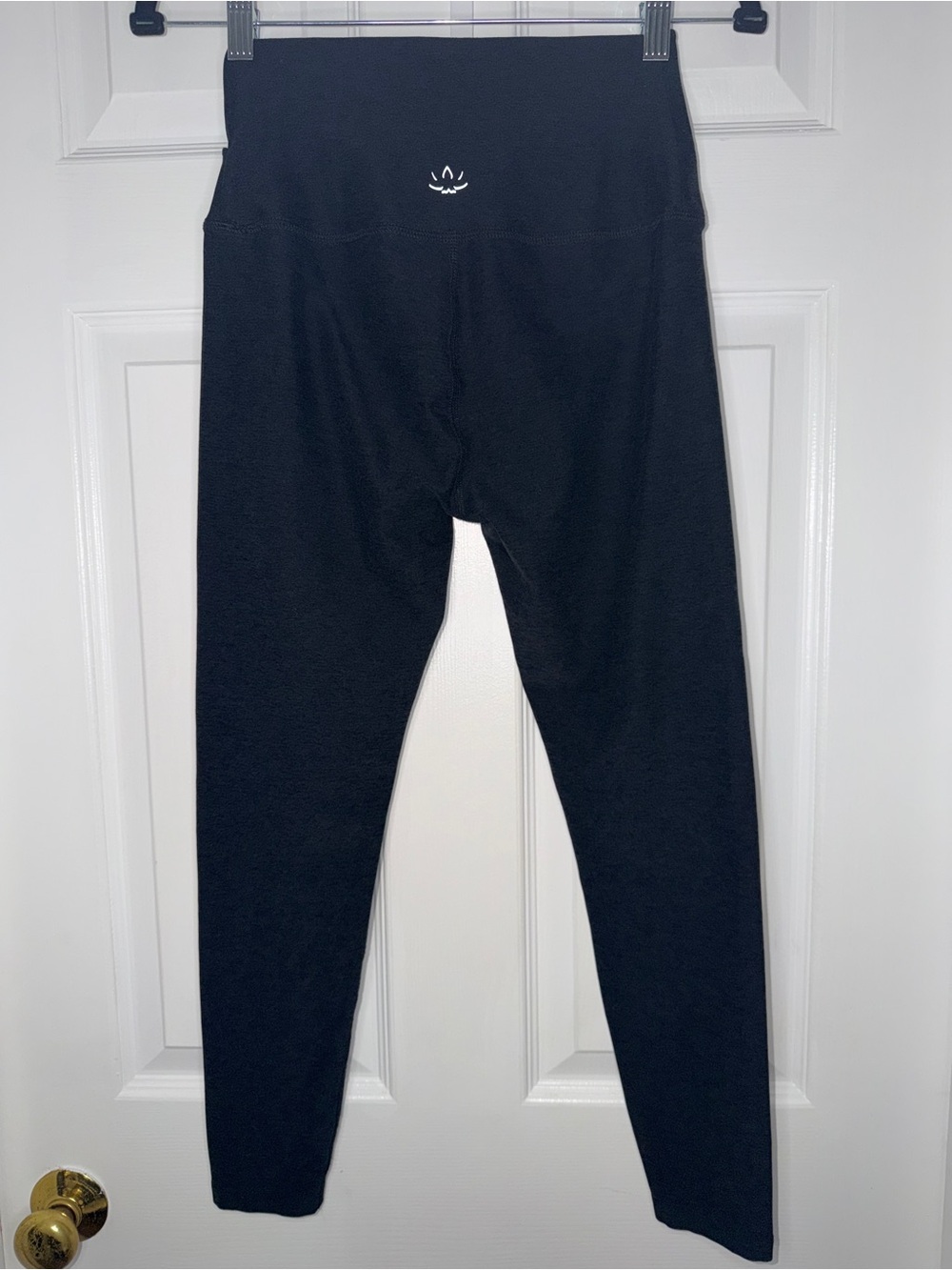 Spacedye™ At Your Leisure High Waisted Midi Legging - Dark Gray Heather
